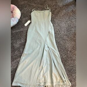 Azazie x Kendall+Kylie Agave bridesmaid dress